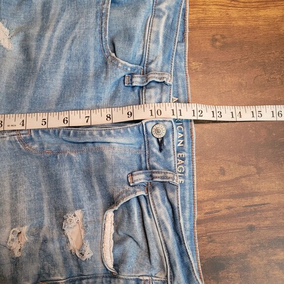 American Eagle Jeans Womens 10 S Next Level Stretch Super High Rise Jegging - Picture 10 of 12